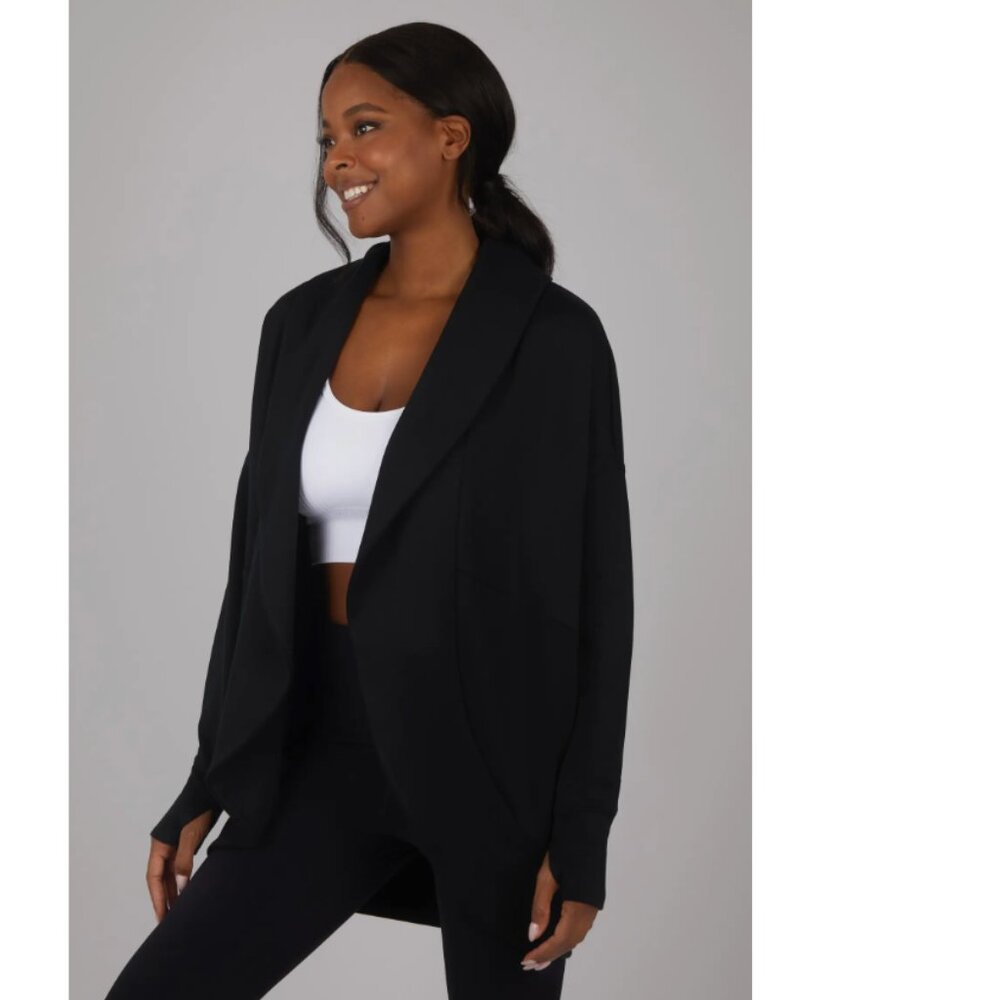 Yogalicious | London Open Front Scuba Cardigan NWT